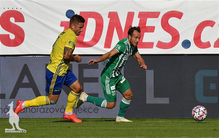 Zlín - Bohemians 1:3 (0:1)