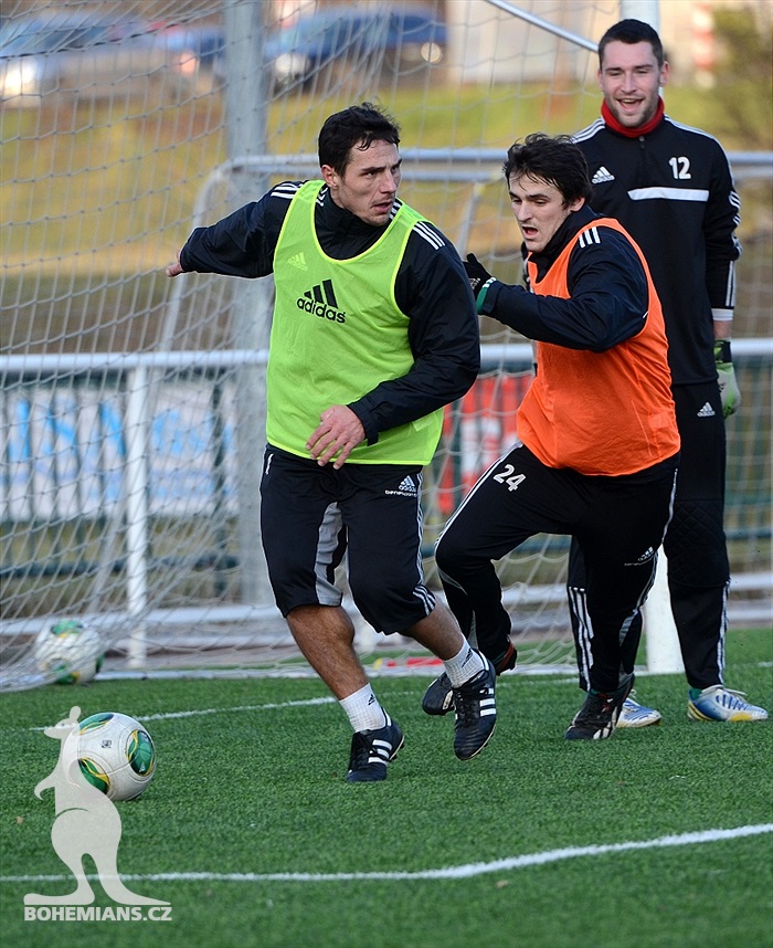 Odpolední trénink Bohemians 