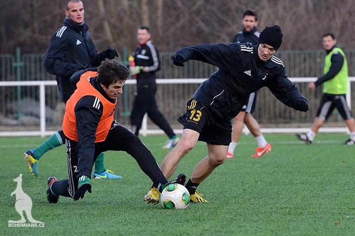 Odpolední trénink Bohemians 