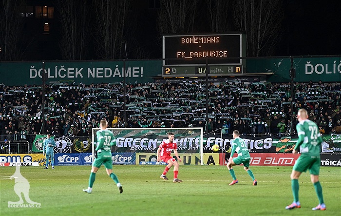 Bohemians - Pardubice 2:0 (1:0)