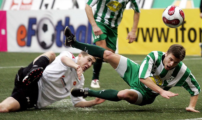 Marek v boji proti Ružomberku. (foto Sváči)