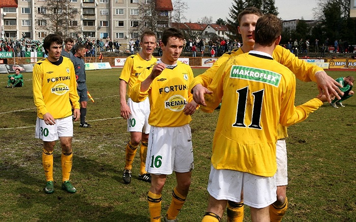 Radost hráčů po zápase.