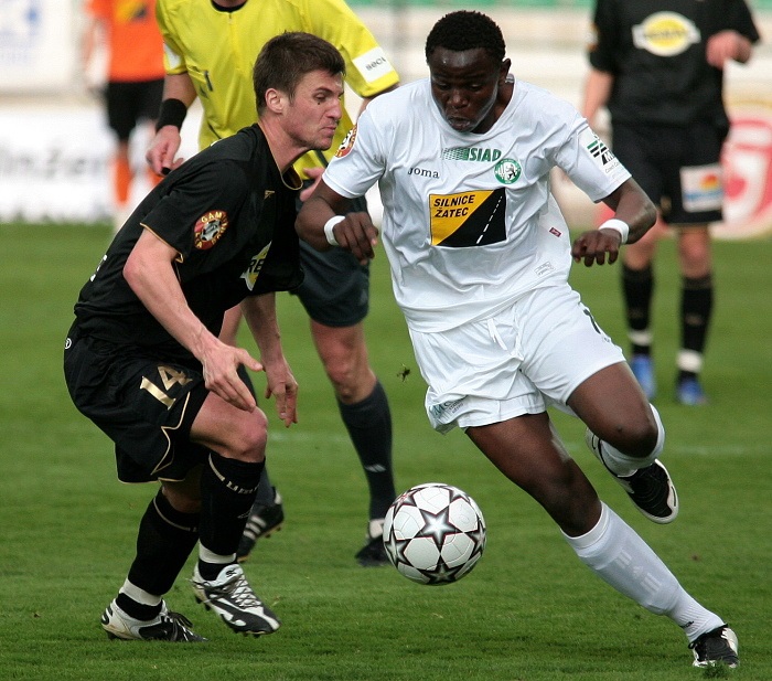 Lukáš Marek v obranném postavení.