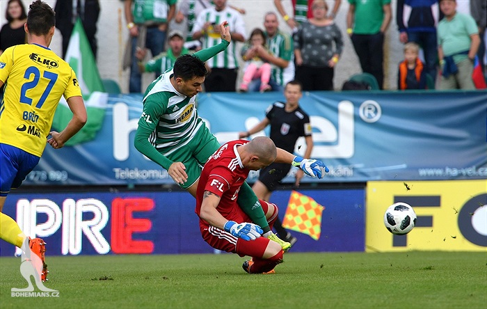 Bohemians Praha 1905 - FC Fastav Zlín 0:1 (0:0)