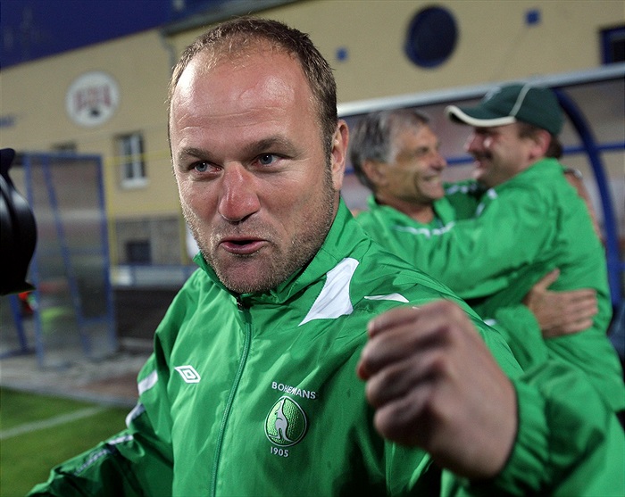 Radost trenéra Pavla Hoftycha.