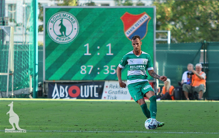 Bohemians - Ostrava 1:1 (0:0)