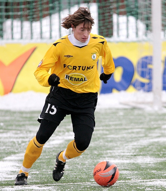 Jirka Kaufman ve středu zálohy