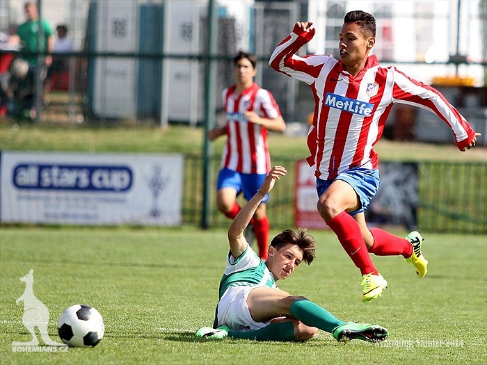 Zápas Bohemky U16 s Atléticem Madrid