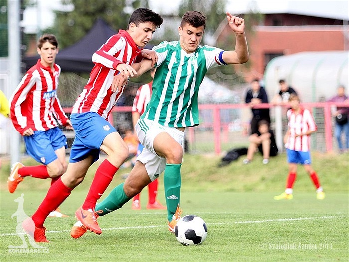 Zápas Bohemky U16 s Atléticem Madrid