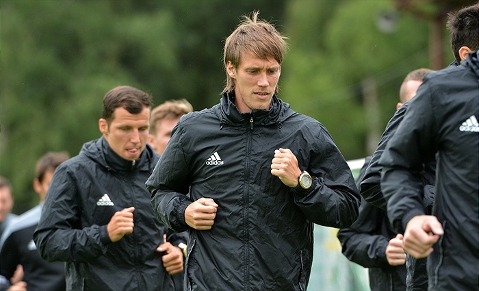 Páteční deštivý trénink