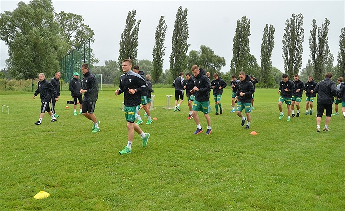 Páteční deštivý trénink