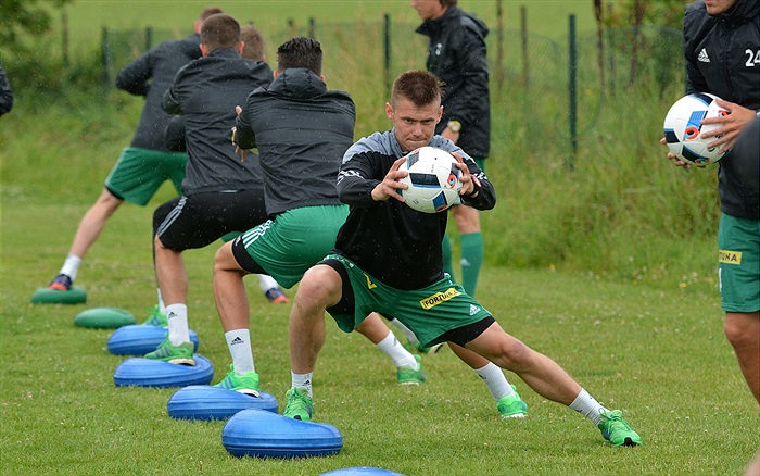 Páteční deštivý trénink