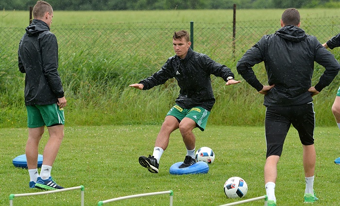 Páteční deštivý trénink