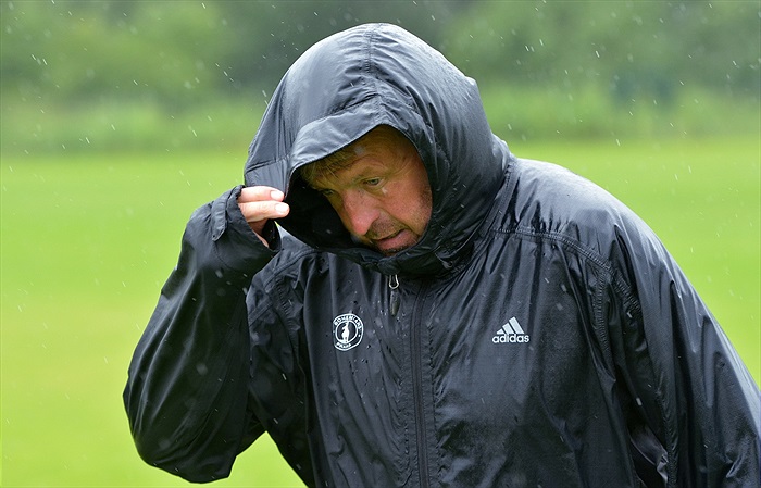 Páteční deštivý trénink