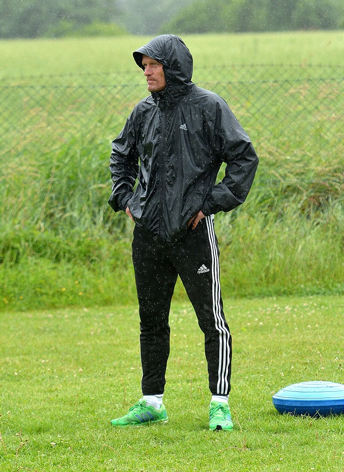 Páteční deštivý trénink