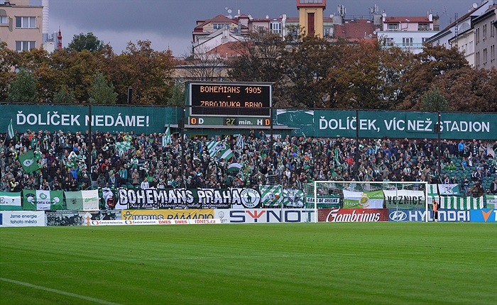 Bohemians Praha 1905 - FC Zbrojovka Brno 1:1 (0:0)