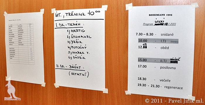 Soustředění v Břízkách 2011