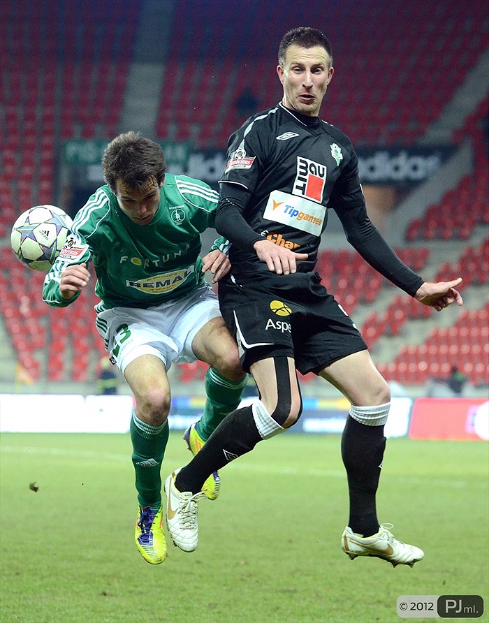 Bohemians 1905 - FK Jablonec 1:2 (0:1)