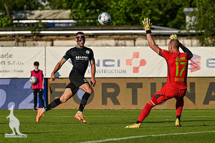 Zlín - Bohemians 1:2 (1:1)