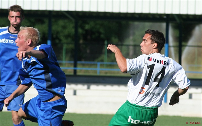 Michal Dian oživil hru Bohemky ve druhé půli.