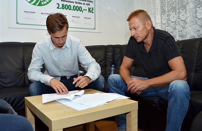 Filip Blecha podepsal smlouvu s Bohemians