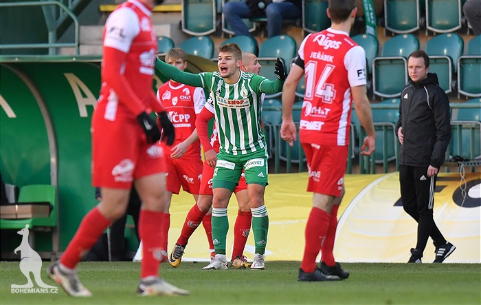 Bohemians - Pardubice 1:2 (0:1)