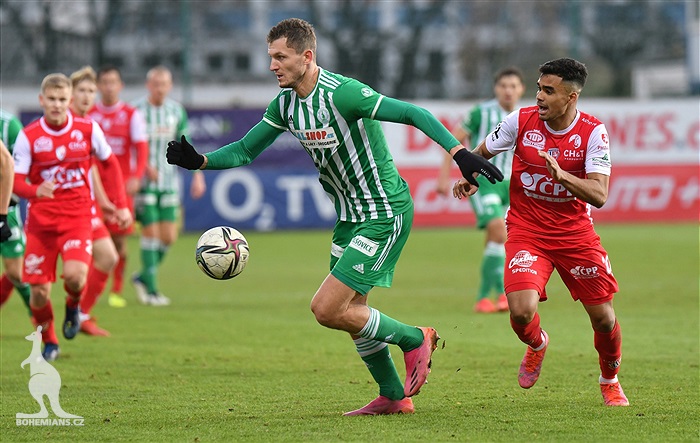 Bohemians - Pardubice 1:2 (0:1)