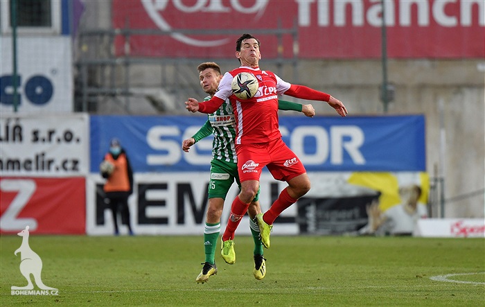 Bohemians - Pardubice 1:2 (0:1)