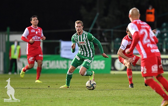 Bohemians - Pardubice 1:2 (0:1)