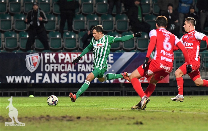 Bohemians - Pardubice 1:2 (0:1)