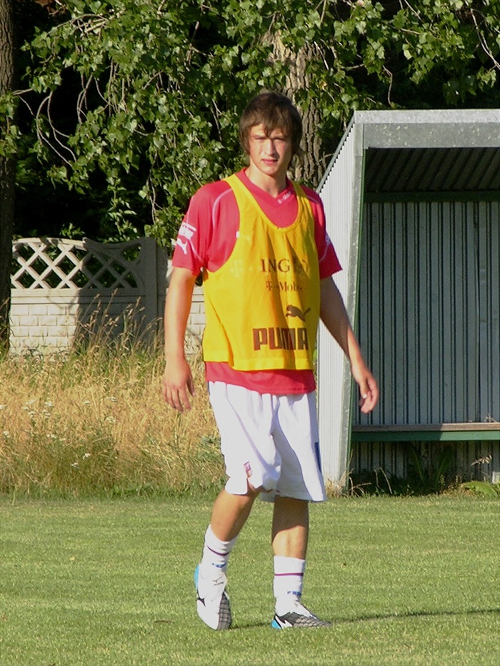 Ivan Hašek na tréninku národního týmu.