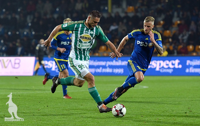 FC Vysočina Jihlava - Bohemians Praha 1905 2:4 (0:3)