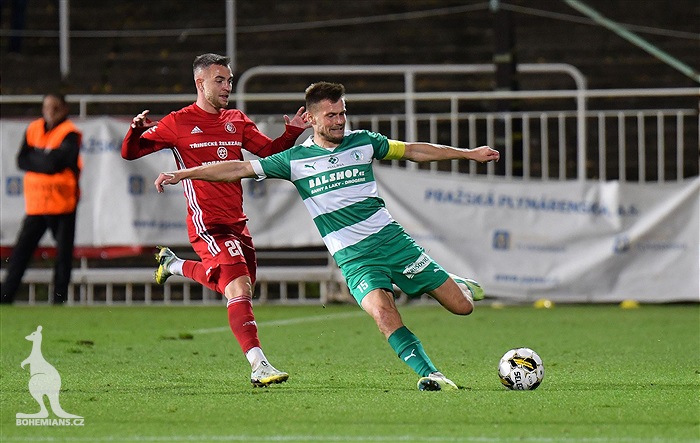 Bohemians - Třinec 2:1 (1:1)