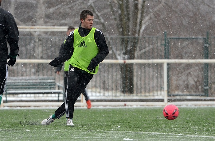 Trénink Bohemians včetně litevských hráčů
