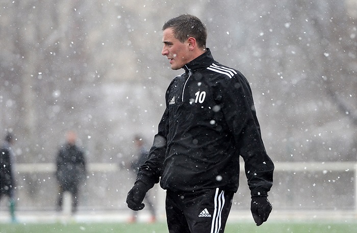 Trénink Bohemians včetně litevských hráčů