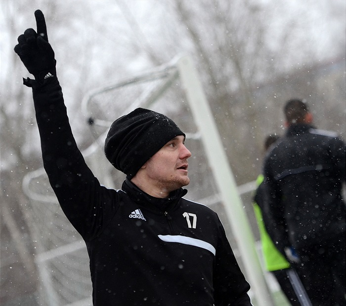 Trénink Bohemians včetně litevských hráčů