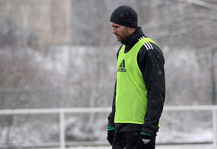 Trénink Bohemians včetně litevských hráčů