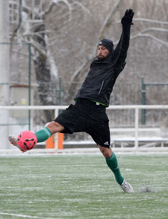 Trénink Bohemians včetně litevských hráčů