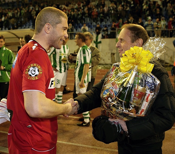 Hráč zápasu Radek Sňozík, který podržel tým v důležitých chvílích