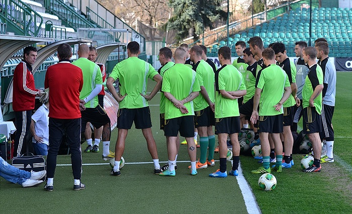 Předzápasový trénink