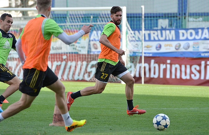 Předzápasový trénink