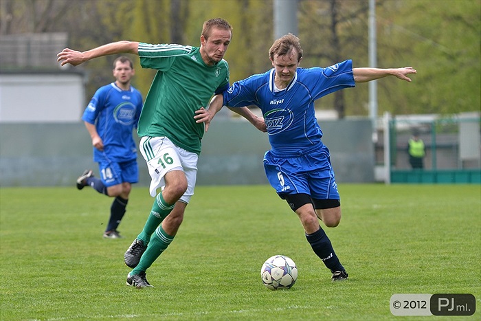 Bohemians 1905 B - Milevsko 2:2 (2:0)