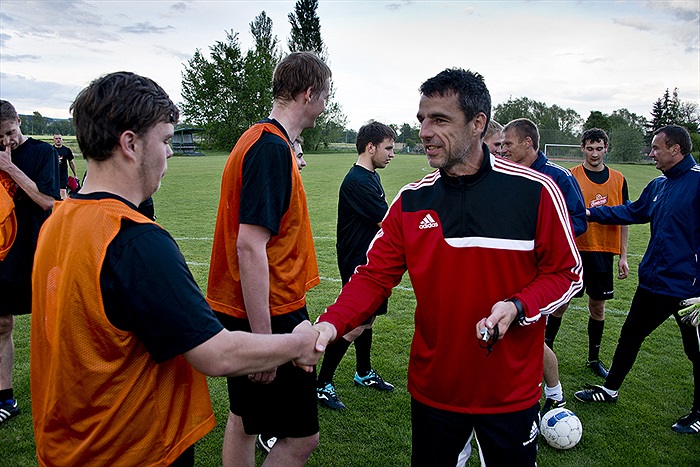 Realizační tým trénoval mužstvo z okresního přeboru