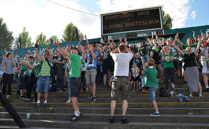 Bohemians Praha 1905 - ŠK Slovan Bratislava 2:1 (2:0)