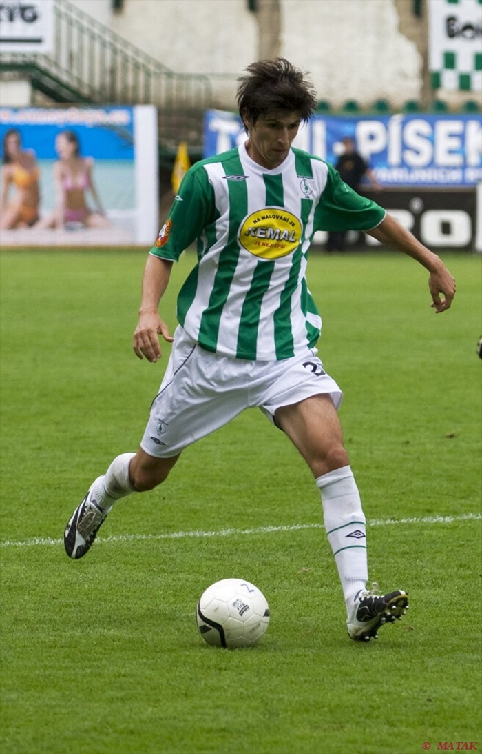 Lukáš Adam, později vyhlášený jako hráč zápasu