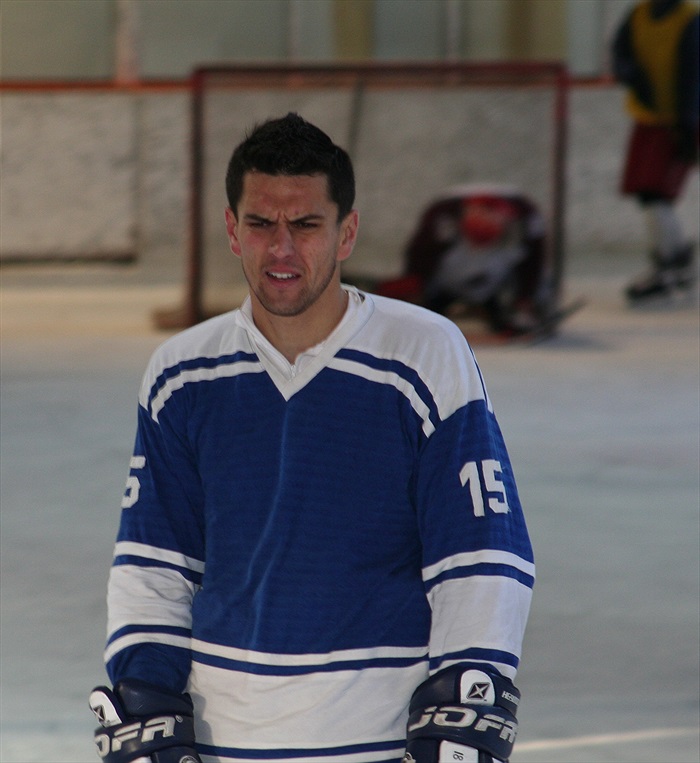 Pavel Lukáš byl ve vítězném týmu, ale na jeho výrazu to znát nebylo.