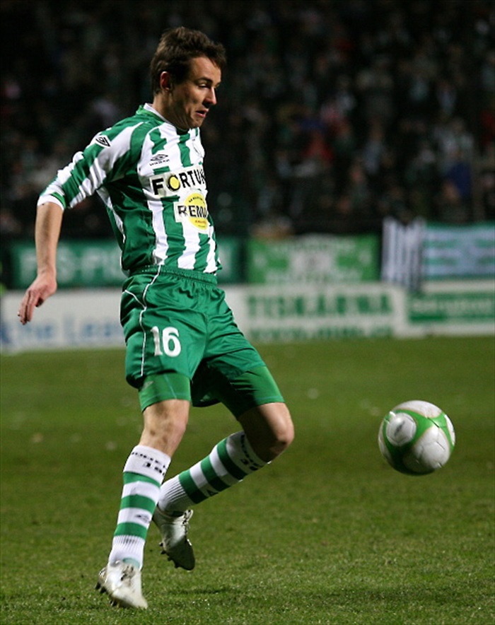 Střídající Jan Moravec.