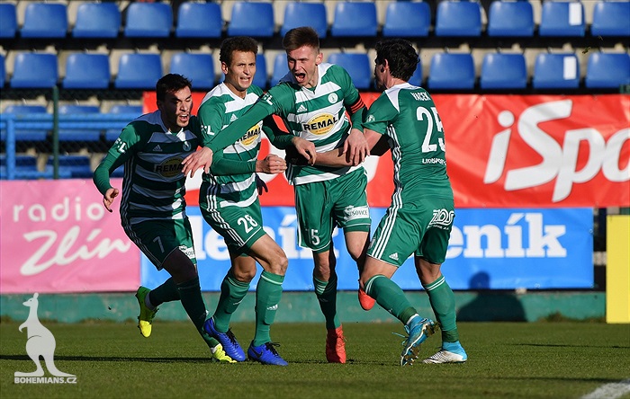 FC Fastav Zlín - Bohemians Praha 1905 0:2 (0:1)