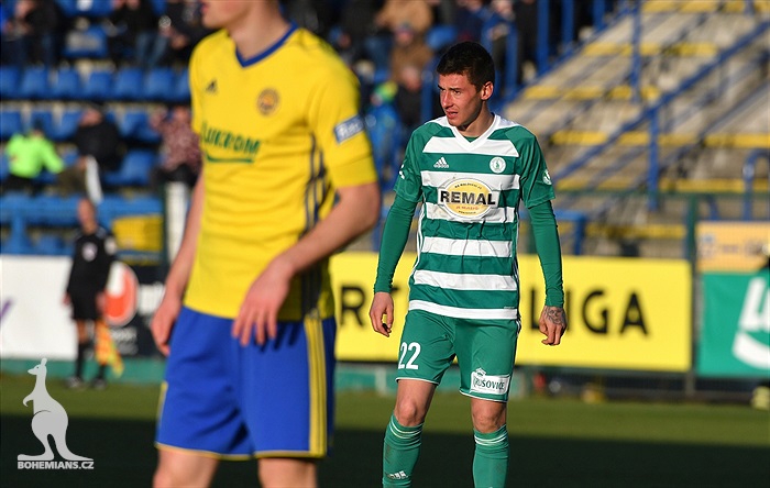 FC Fastav Zlín - Bohemians Praha 1905 0:2 (0:1)
