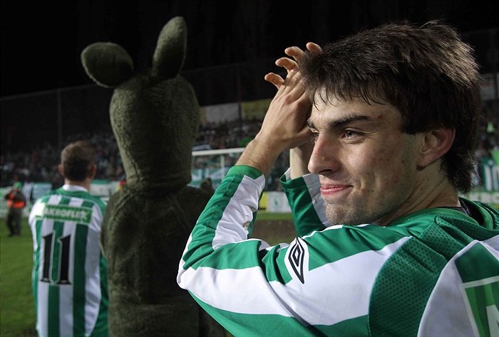 Jan Morávek děkuje fanouškům.